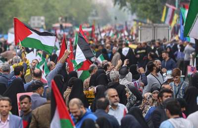 راهپیمایی مردم سراسر ایران در حمایت از مردم مظلوم غزه