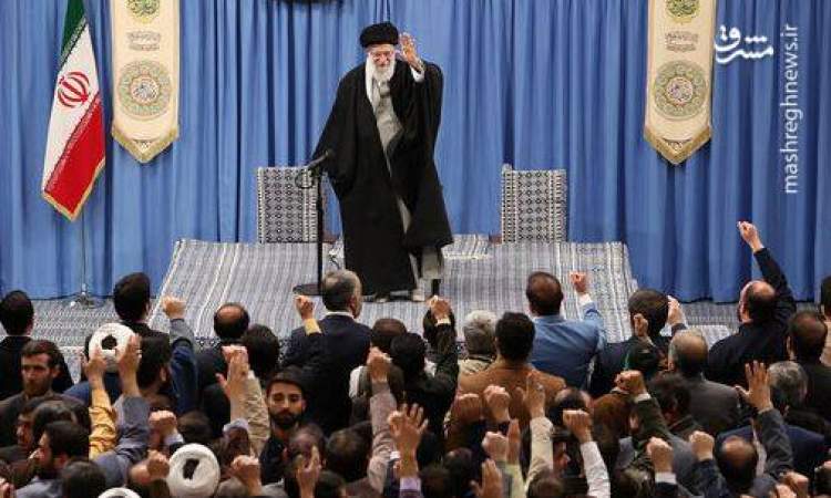 دیدار هزاران نفر از مردم آذربایجان شرقی با رهبر انقلاب