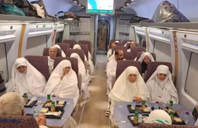 اعزام زائران ایرانی به مکه با قطار سریع‌السیر آغاز شد