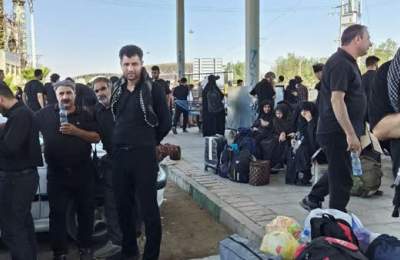کمبود اتوبوس در مرز مهران؛ کرایه تاکسی به ۲ میلیون تومان رسید!