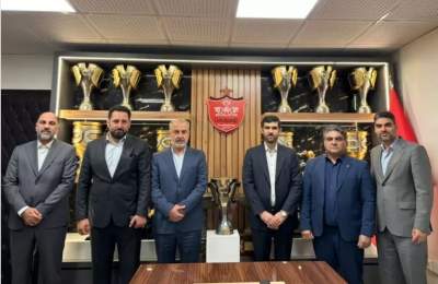 دیدار اعضای هیات مدیره پرسپولیس با وزیر ورزش