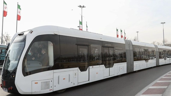 ۸ رام تراموای چینی آماده ورود به تهران
