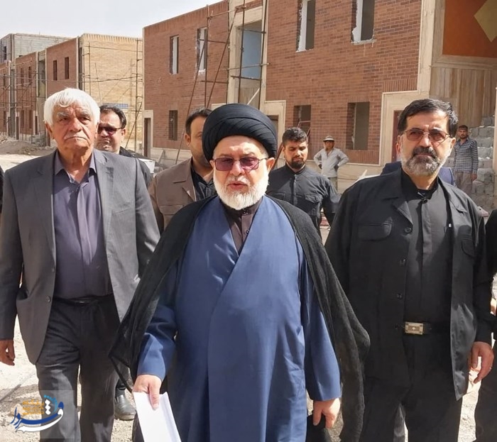بازدید استاندار و رئیس کل دادگستری استان از مراحل اجرایی شهر فرودگاهی قم
