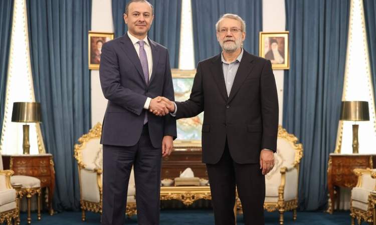 دیدار لاریجانی با دبیر شورای امنیت ارمنستان