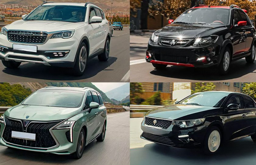 آخرین قیمت خودروهای داخلی؛ کف قیمت ۶۲۰ میلیون تومان!