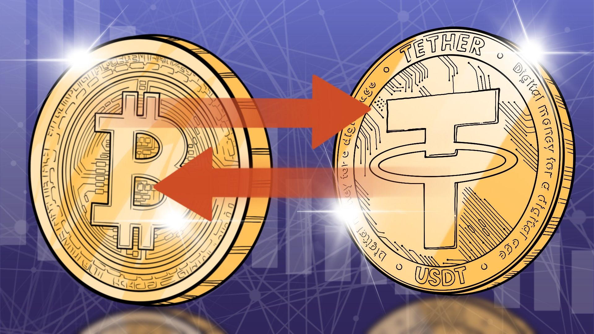 نوسان بیت‌کوین در محدوده حساس | تتر به کانال 115 هزار تومان صعود می‌کند؟