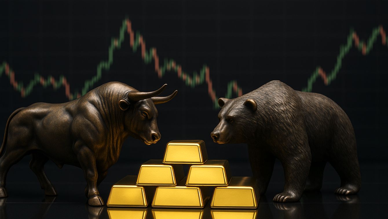 بازار طلا دوتکه شد؛ وال‌استریت مردد، مین استریت همچنان صعودی | جهش معنادار قیمت طلا و نقره