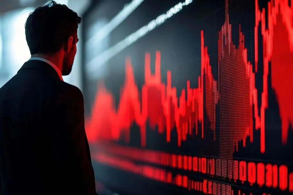 6 همت پول از بورس بیرون رفت | ریزش 104 هزار واحدی شاخص کل