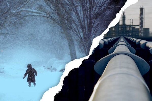 زمستان سخت، در آمریکا؛ بهای گاز طبیعی آمریکا ۱۰۰ درصد بالا رفت