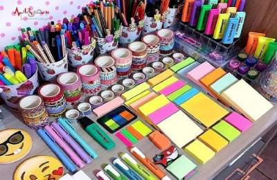 اغلب لوازم تحریرها، تولید داخل است هرچند با نشان خارجی عرضه شوند