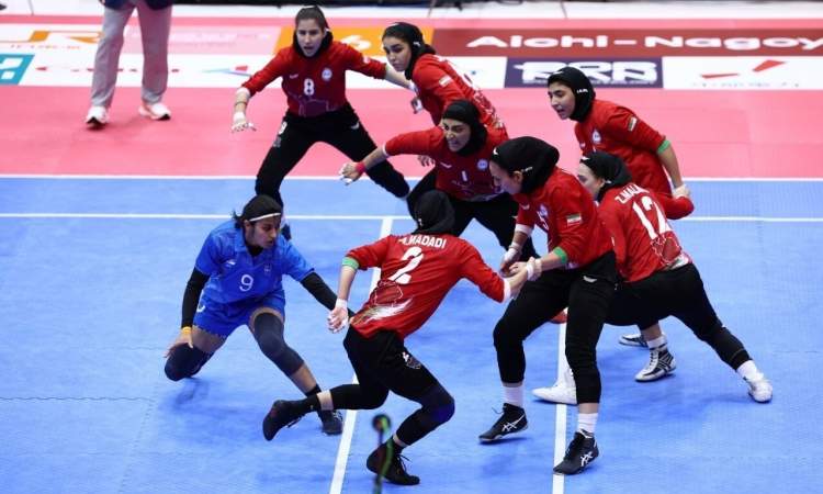 تیم ملی کبدی بانوان نائب قهرمان بازی‌های آسیایی شد