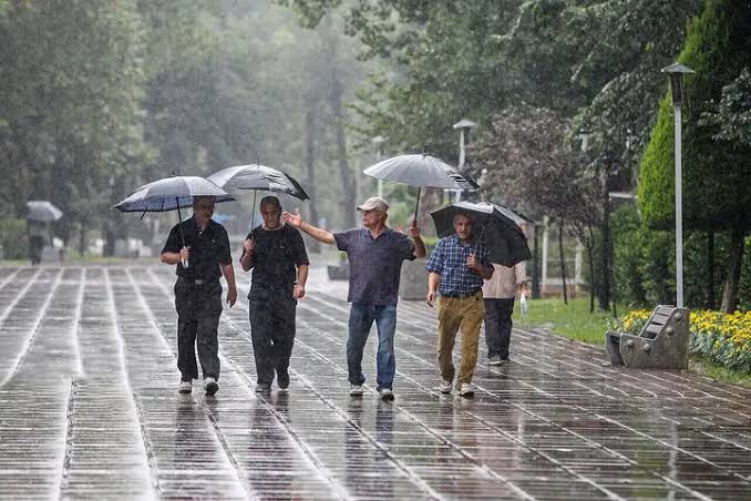 بارش باران و رعدوبرق در ۵ استان نوار شمالی کشور